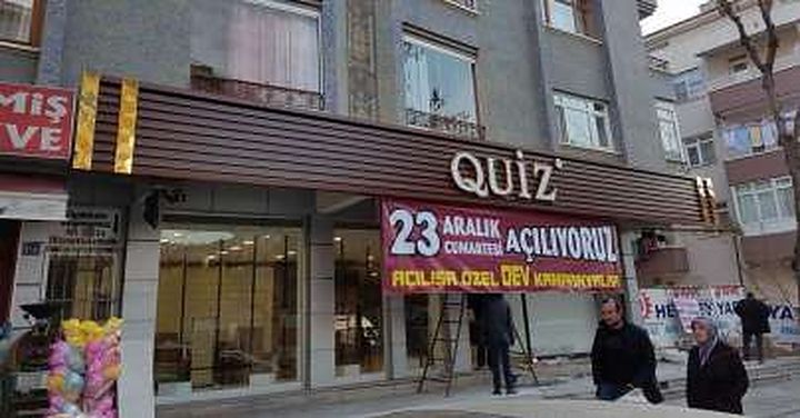 Quiz: Mağaza cephesi · Açılış giydirmesi